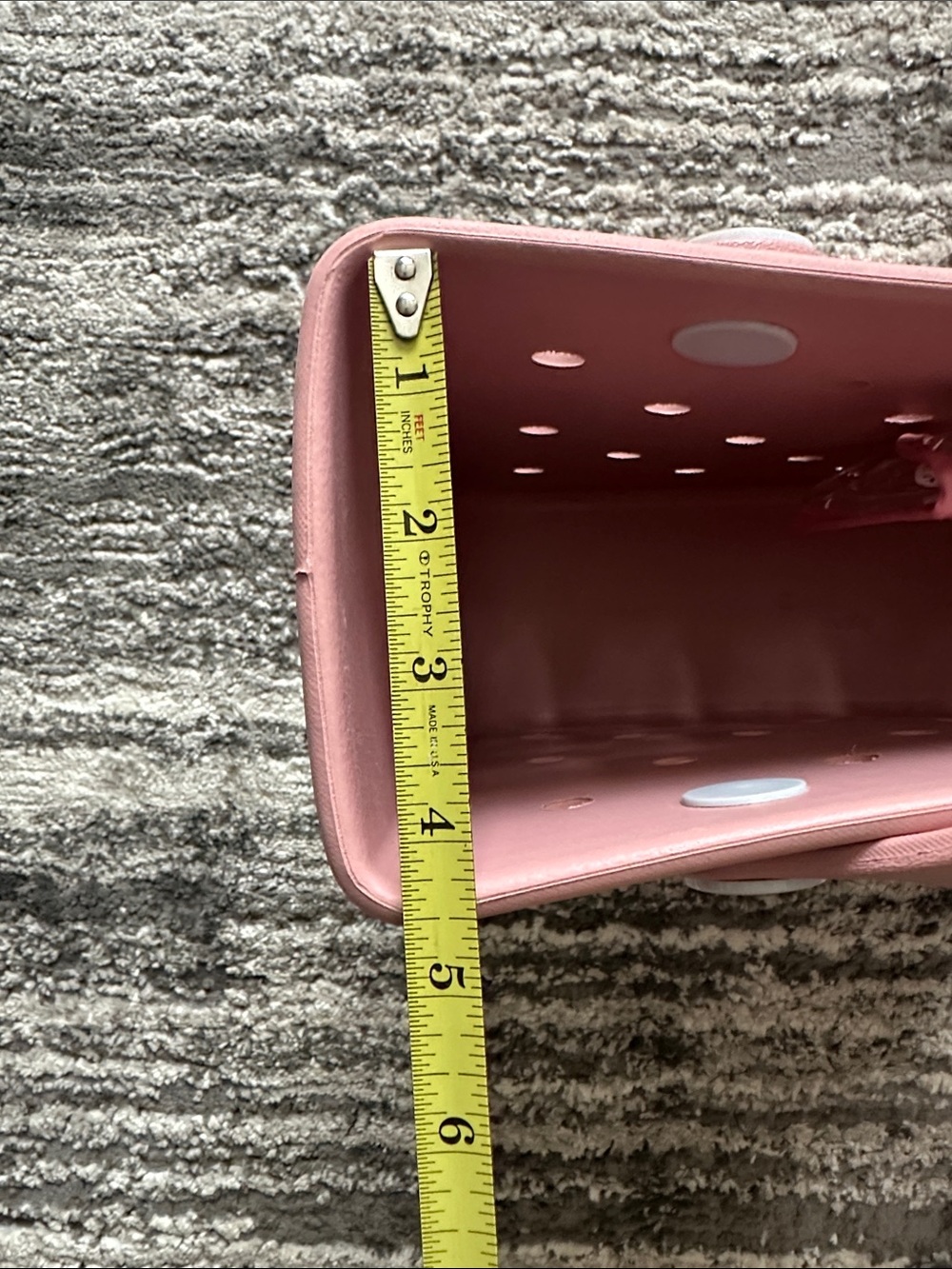 Bogg Pink/Mauve Perforated Tote Bag - Picture 9 of 9